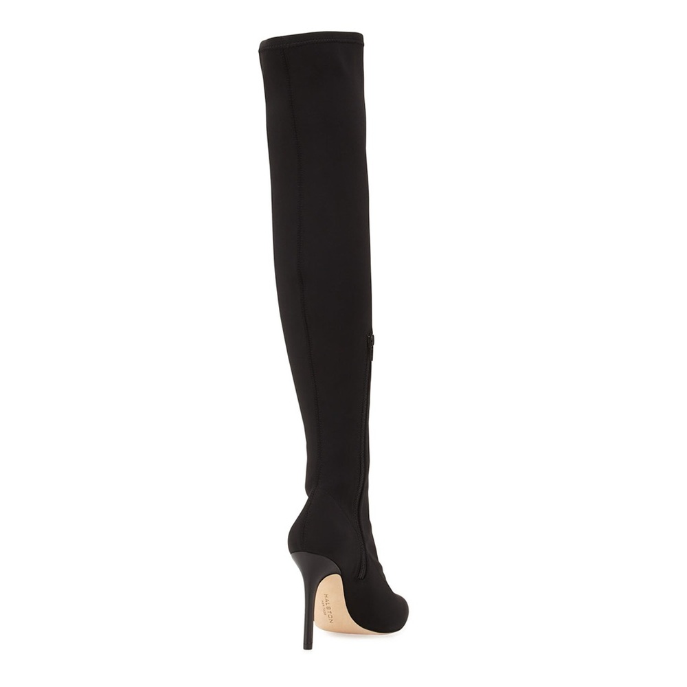 Halston Heritage Dani Black Ink Over the Knee Dress Boots - Picture 3 of 3